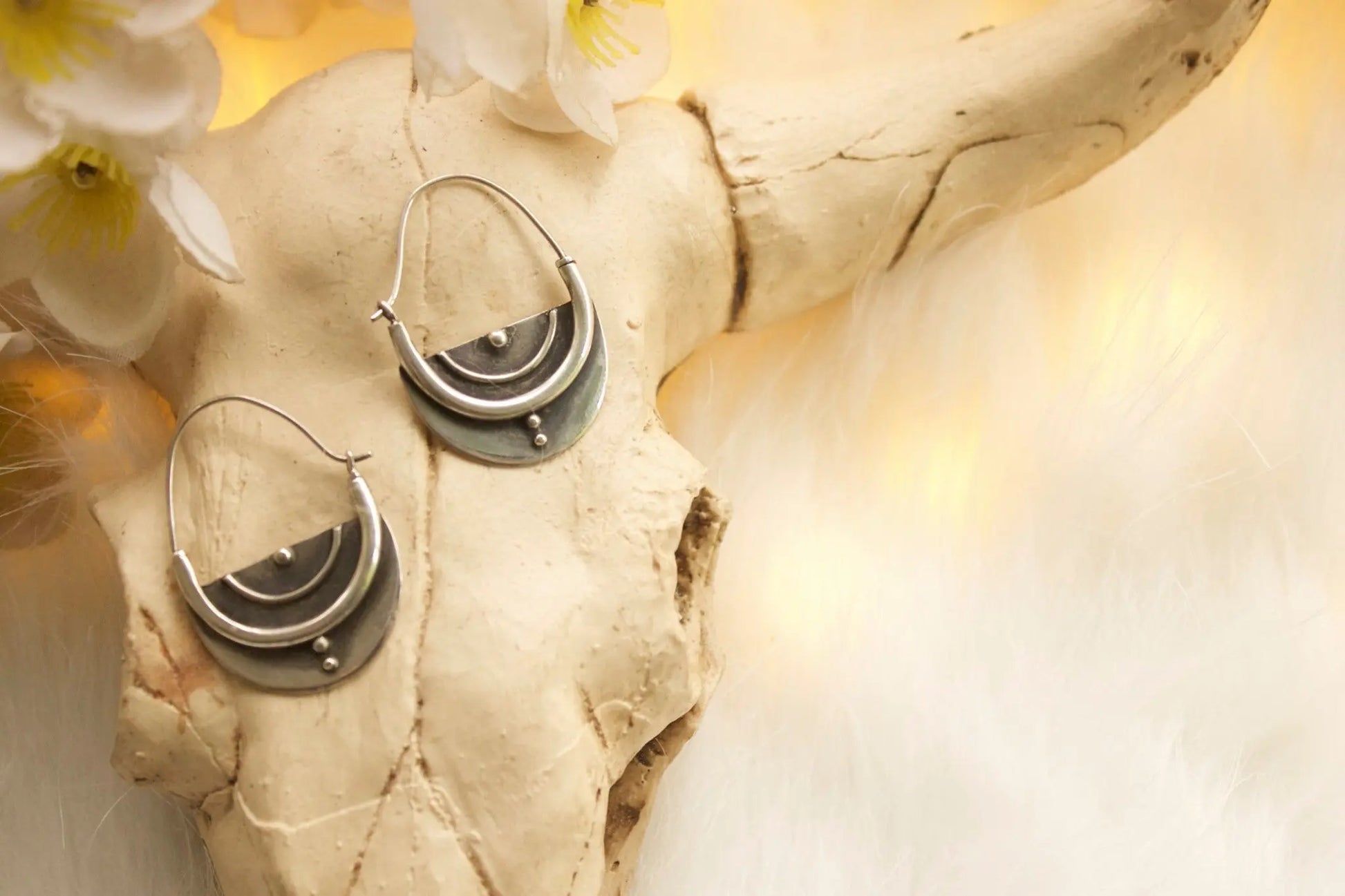 Isis Hoop Earrings Mena.K Jewelry