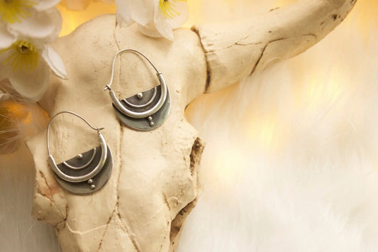 Isis Hoop Earrings Mena.K Jewelry