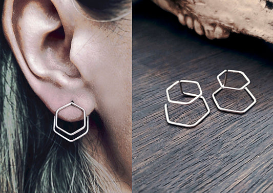 Epona Hexagon Earrings